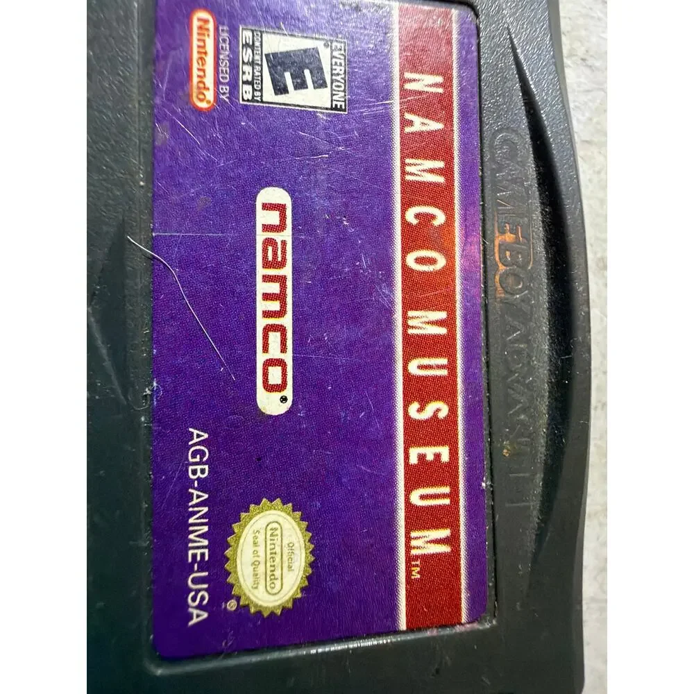 Namco Museum Nintendo Game Boy Advance GBA Authentic Cartridge Tested USA